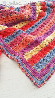 Rows of Posies Blanket