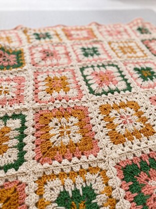 Larksfoot Granny Square Blanket