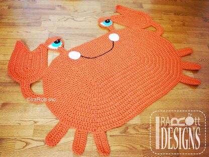 Cranky Crab Crochet Rug