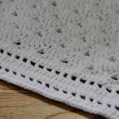 White Lace Baby Blanket