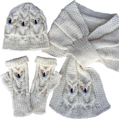 OWL Gloves, Hat & Scarf