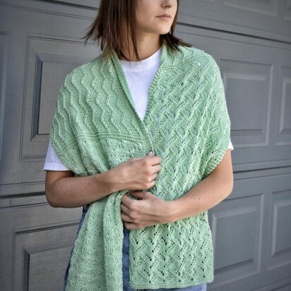 Meadow Morning Scarf - knitting pattern
