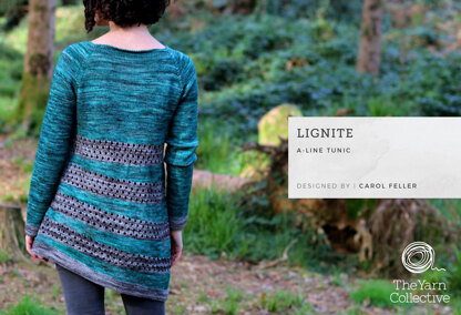 Lignite Sweater by Carol Feller - Knitting Pattern For Women in The Yarn Collective