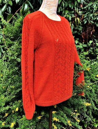 Light & Lacy Raglan Sweater