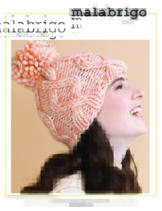 Park Hat in Malabrigo Rasta - Downloadable PDF