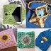 Sunflower Lovers Granny Square Pouch