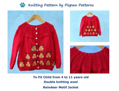 Reindeer Motif Jacket (no 118)