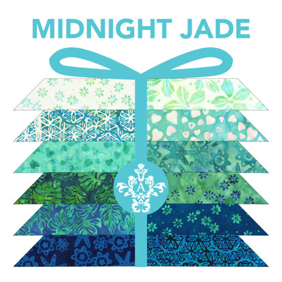 Anthology Fabrics Midnight Jade Fat Quarter