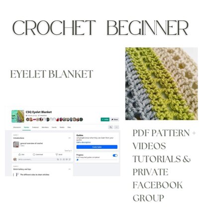 Eyelet Blanket by CSQ