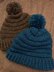 Swirly Whirly Pompom & Bun Hat