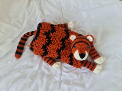 3in1 Jungle Tiger Baby Blanket