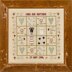 Historical Sampler Company Four Hearts Wedding Sampler Cross Stitch Kit - 25cm x 25cm
