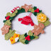 Paintbox Yarns Gingerbread Christmas Wreath PDF (Free)