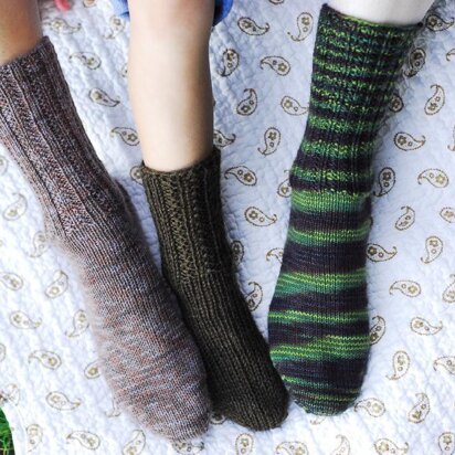 Jen Hagan Design Fundamental Toe-Up Socks PDF
