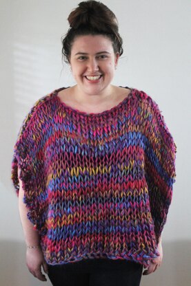 Knitted Rainbow Top