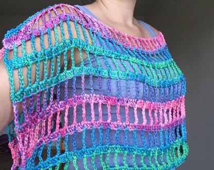 Crochet Multicolor Shrug