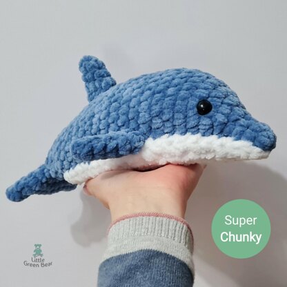 Dylan the Dolphin - UK Terminology - Amigurumi