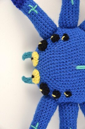 Large Spider Crochet Pattern, Spider Amigurumi