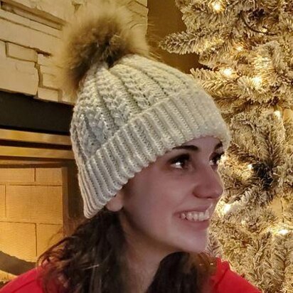 Snowflake  Cable Hat