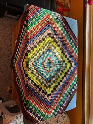 Granny Diamond Blanket