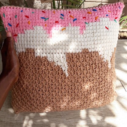 Double Scoop Throw Pillow