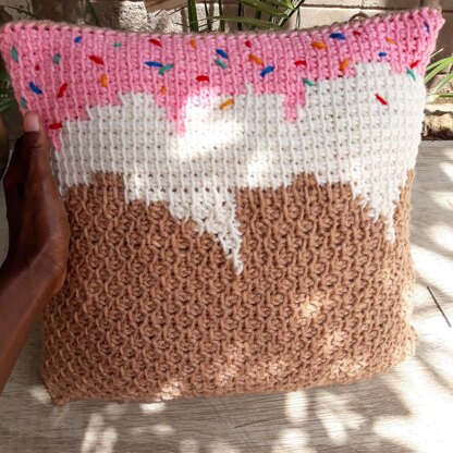 Double Scoop Throw Pillow