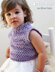 Double Moss Stitch Vest in Ella Rae Lace Merino Chunky - ER8-03