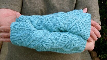 Long Patchwork Mitts