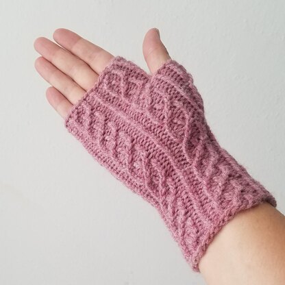 Plume Fingerless Gloves