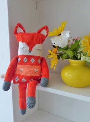 Stuffed toy fox