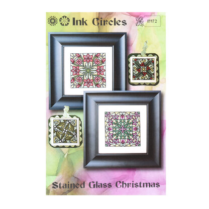 Ink Circles Stained Glass Christmas - NKM72 -  Leaflet