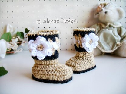Blossom Baby Booties