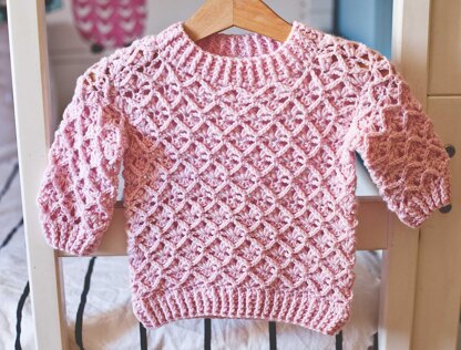 Lacy Rhomb Sweater