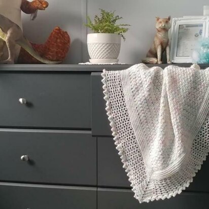 Elegant Christening Shawl