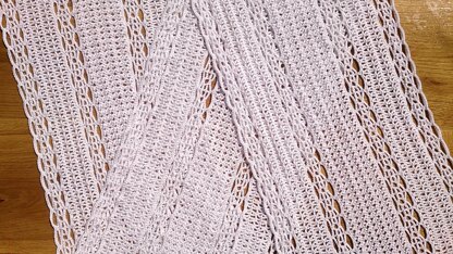 White lace scarf