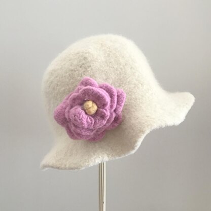 Boho Felted Hat