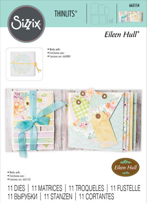Sizzix Thinlits Die Set 11PK - Card Waterfall & Tags by Eileen Hull
