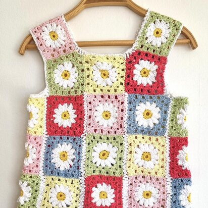 Crocheted floral dress
