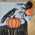 Fall Raven & Pumpkin Tapestry