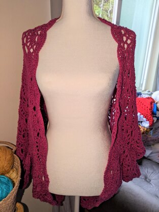 Passion Crochet Lace Shrug - Pattern