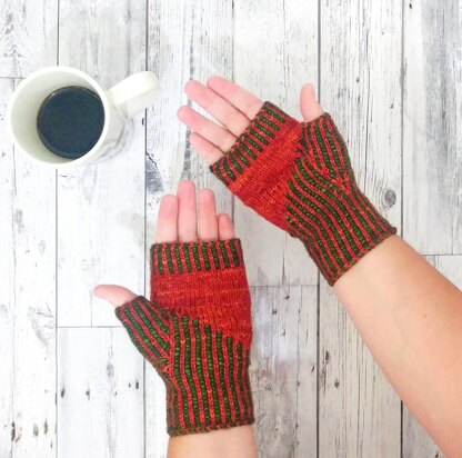 All Angles Fingerless Mittens