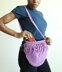 Purple Fringe Boho Purse