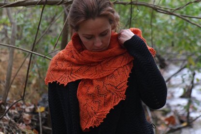 Carrot Cake Shawl