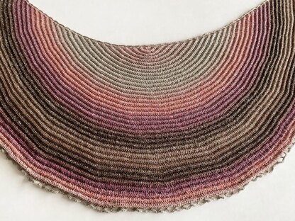 Crochet shawl pattern PDF