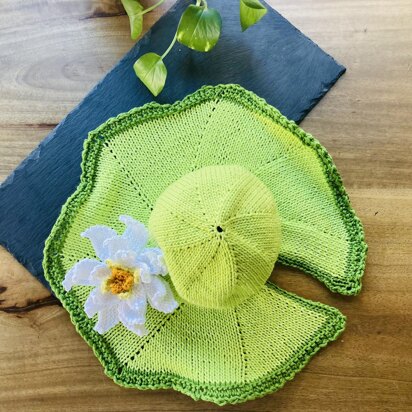 Lily Pad Baby Hat