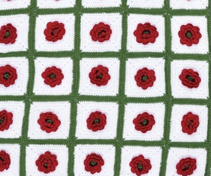Poppy Square Blanket