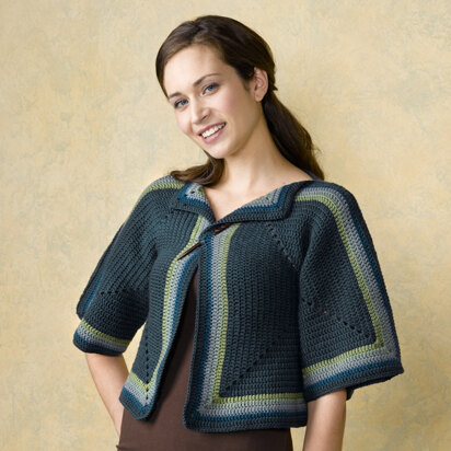 451 Leoni Cardigan - Crochet Pattern for Women in Valley Yarns Northfield