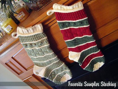 Favorite Sampler Stocking