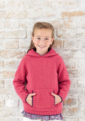 Family Hoodie Jumpers in Hayfield DK with Wool - 7256 - Downloadable PDF