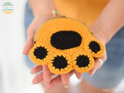 Pumpkin The Cat Paw Coin Purse